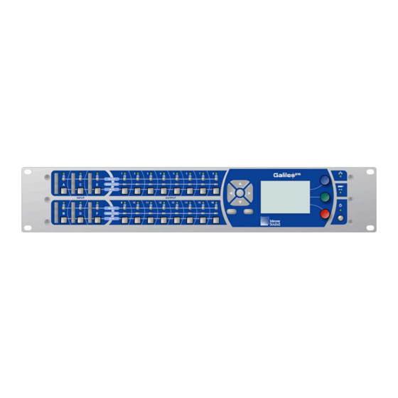 Meyer Sound Galileo 616 User Manual