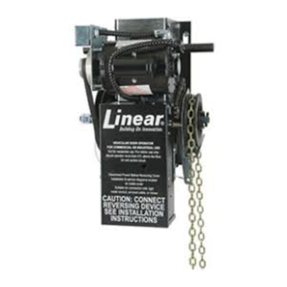 Linear J Series Installation And Owner's Manual
