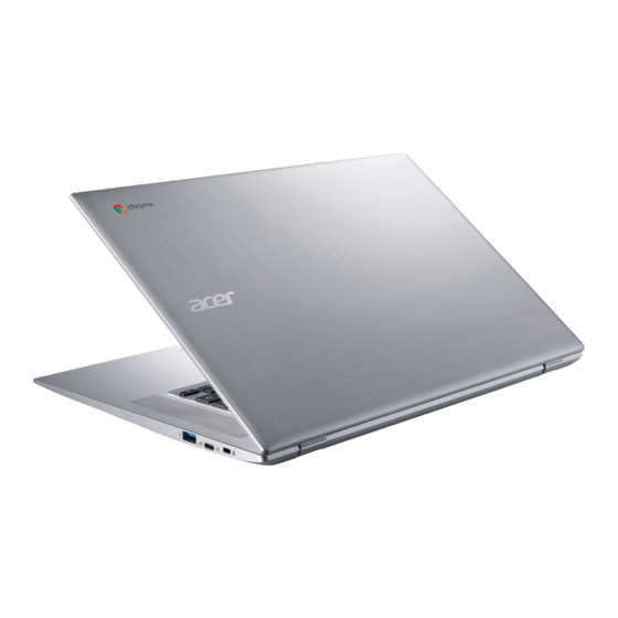 User Manuals: Acer CB315-2HT Chromebook Laptop