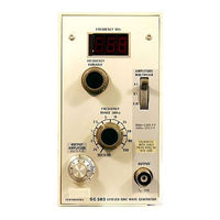 Tektronix SG 503 Instruction Manual