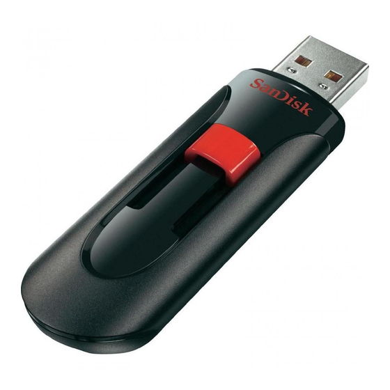 SanDisk Cruzer USB Flash Drive Quick Start Manual