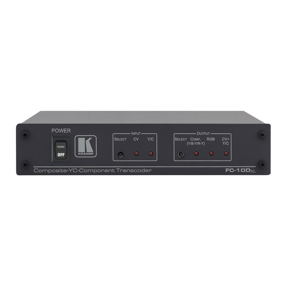Kramer FC-10Dxl User Manual