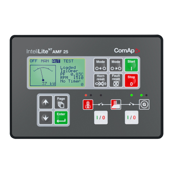 ComAp intelilite nt amf20 Reference Manual
