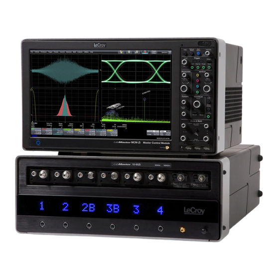 Teledyne Lecroy LabMaster 10 Zi-A Manuals