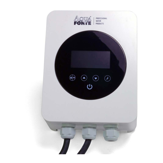 aquaforte Vario+ 1100 Installation & User Manual
