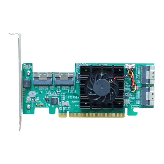 HighPoint SSD7580C Software Manual