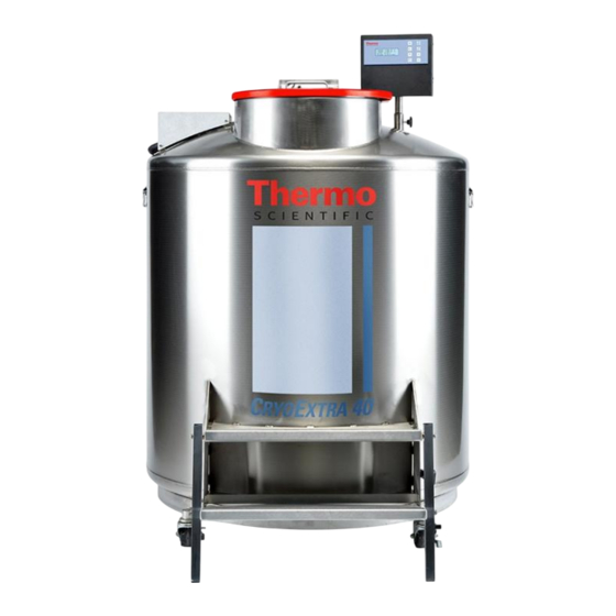 Thermo Scientific CryoExtra CE8100 Series Operating And Maintenance Manual