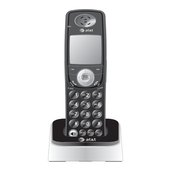 AT&T TL74108 -  5.8 DSS Corded/Cordless Answering System User Manual