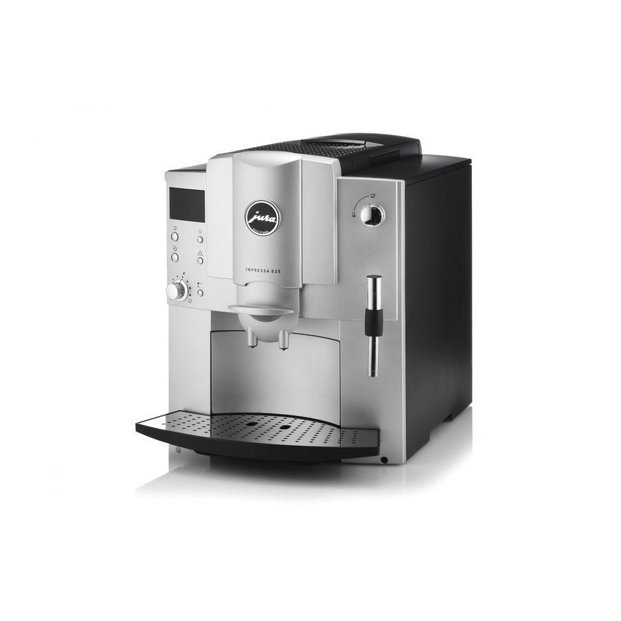 Jura IMPRESSA E20 Instructions For Use Manual