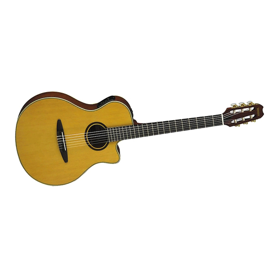 Yamaha ELECTRIC ACOUSTIC GUITAR Quick Manual