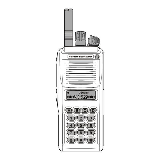 Vertex Standard VX-920 Series Service Manual
