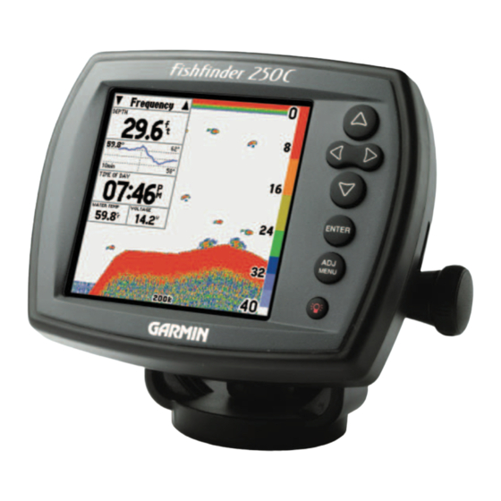 Garmin Fishfinder 250 Owner's Manual
