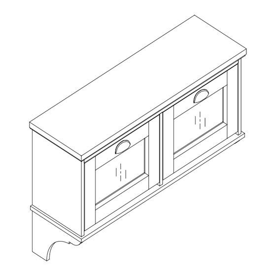 Pottery Barn Petaluma Wall Storage Double Door Mounting Instructions