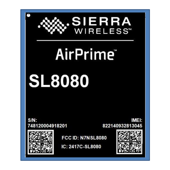 Sierra Wireless AirPrime SL808 Series Migration Manual