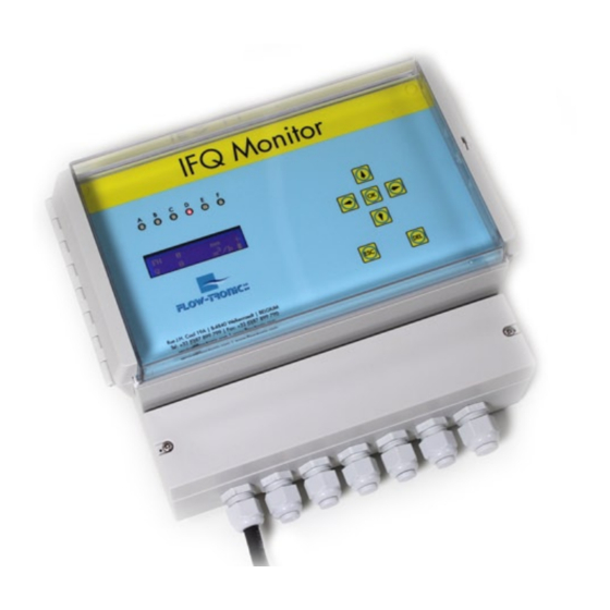 Flow-tronic IFQ MONITOR Flow Sensor Manuals