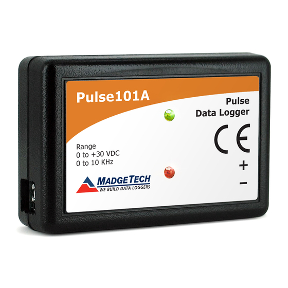 MadgeTech Pulse101A Product User Manual