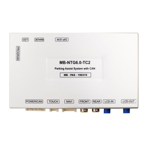 KAP MB 2019 NTG6.0 TC2 Instruction Manual