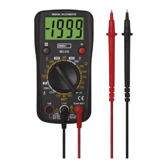 Emos MD-310 Instruction Manual