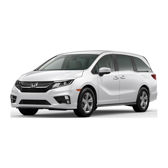 Honda ODYSSEY 2020 Owner's Manual