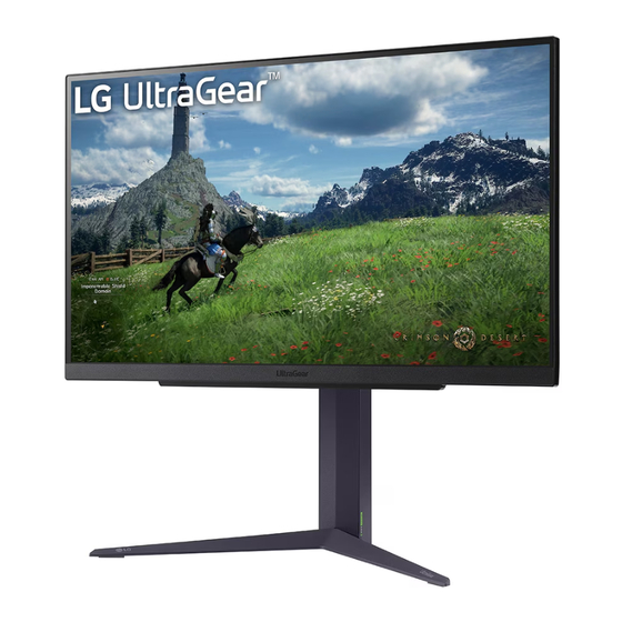 LG UltraGear 27GS85Q Manual