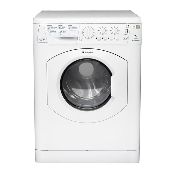 Hotpoint WDL540P Instructions For Use Manual