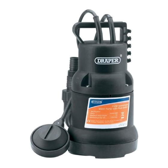 Draper SWP110 Instructions For