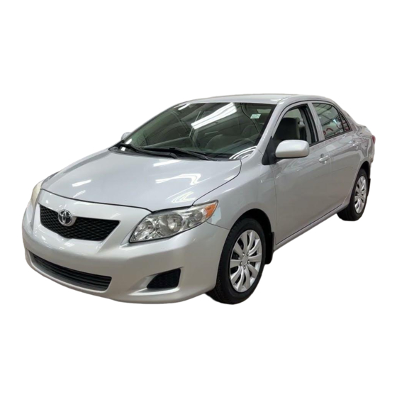 Toyota 2010 Corolla Matrix Owner's Manual