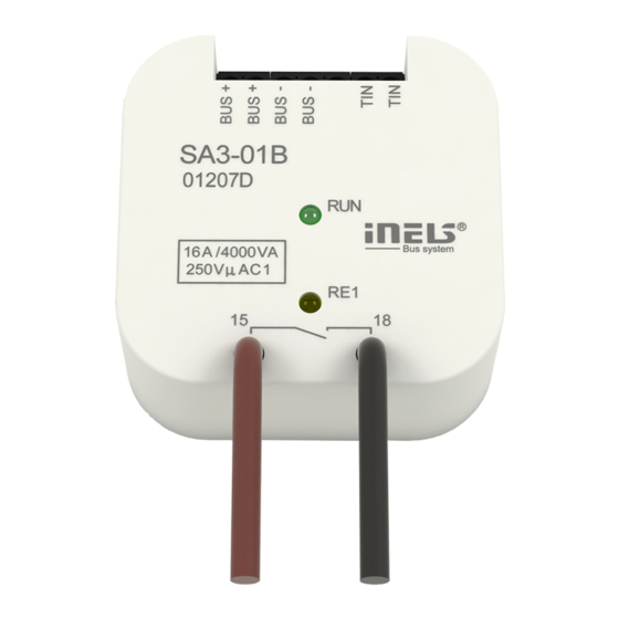 iNels SA3-01B Switching Actuator Manuals