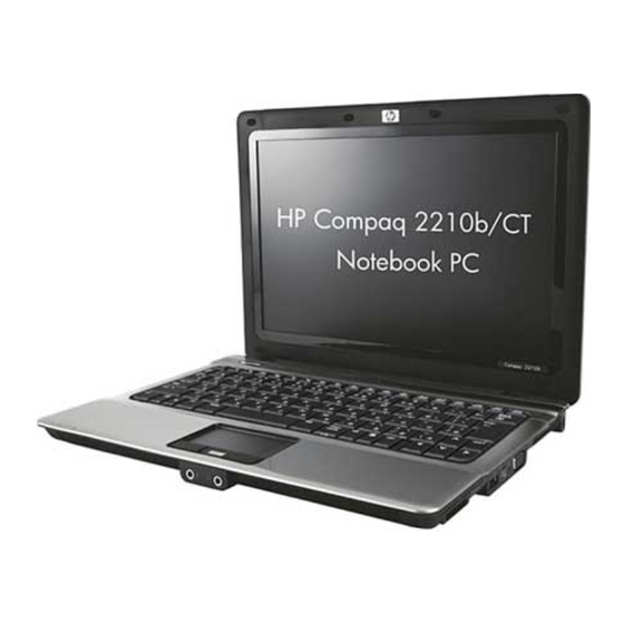 HP Compaq 2210b Maintenance And Service Manual