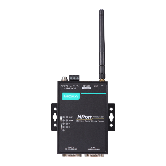 Moxa Technologies NPort W2150A-W4 Series User Manual