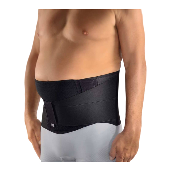 bort medical VarioPlus Back Support Special Width Manual