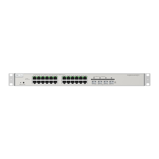 Ruijie Reyee RG-NBS5200-24GT4XS-P Hardware  Installation And Reference Manual