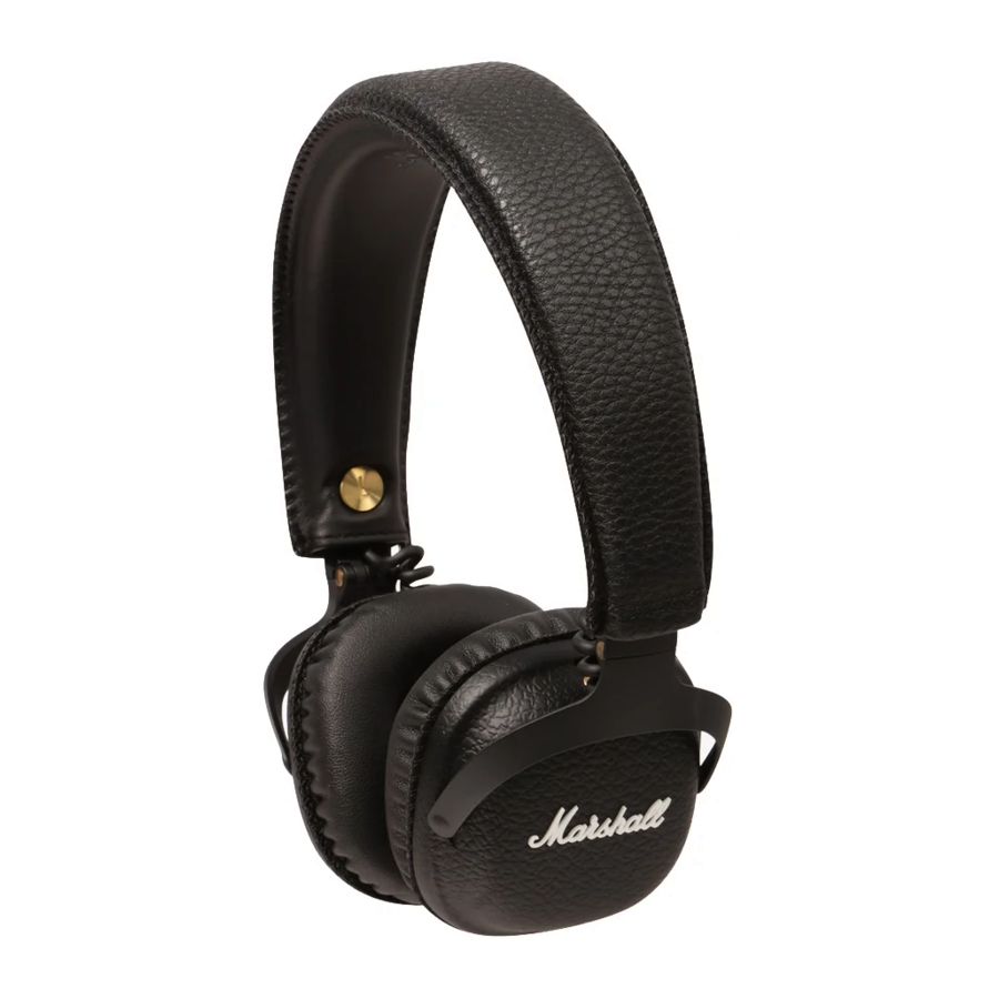 Marshall Mid Bluetooth - On-Ear Manual
