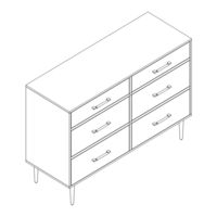 Linon VALERIE 981633BLK01U Manual