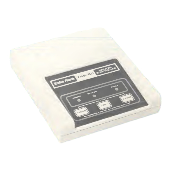 Radio Shack TRS-80 Operation Manual