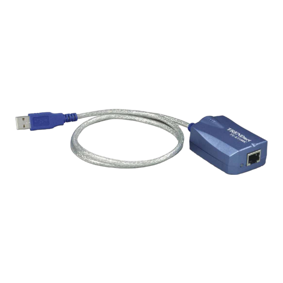 TRENDnet TU-ET100C - QUICK Quick Installation Manual
