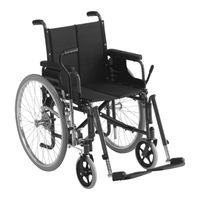 Invacare One Arm Drive by lever User Manual