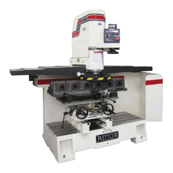 Rottler SA Series Operation And Maintenance Manual