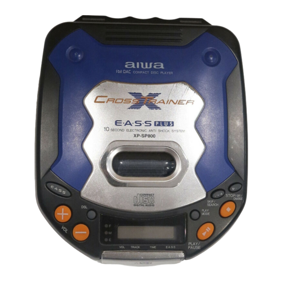 Aiwa XP-SP800 Operating Instructions