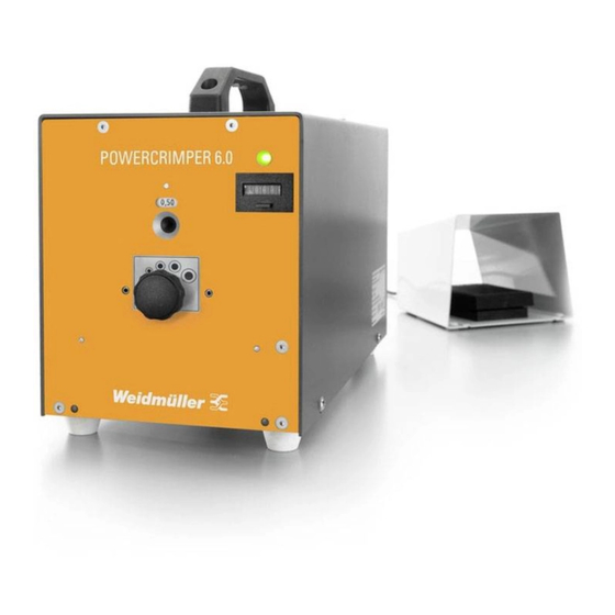 Weidmüller Power Crimper 6.0 Original Operating Instruction