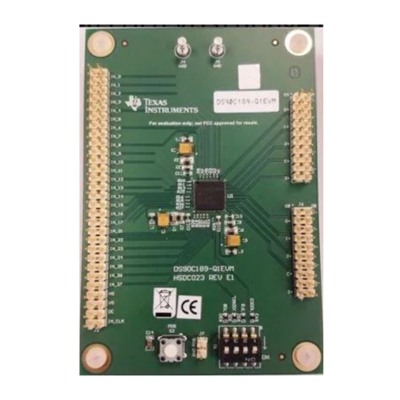 Texas Instruments DS90C189-Q1EVM User Manual