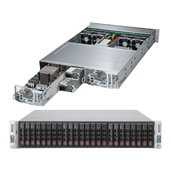 Supermicro Supero SUPERSERVER 2027PR-DC0R User Manual