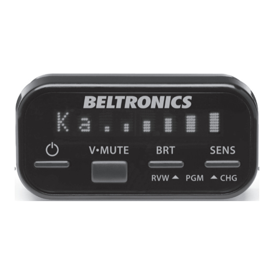 Beltronics RX45 Installation Manual