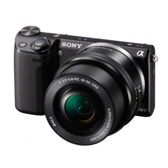 Sony NEX-5T Instruction Manual
