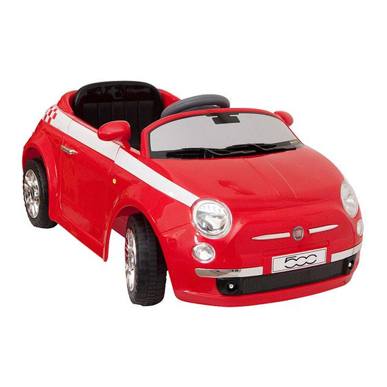 MotoramaJr Fiat 500 R/C Instructions For Use Manual