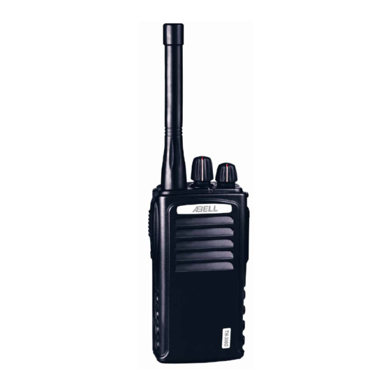 Abell TH-308GB UHF Two-way radio Manuals