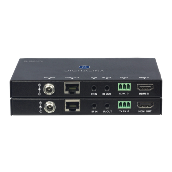 DigitaLinx DL-UHDRC70 Owner's Manual