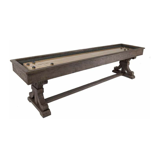 Presidential Billiards CARMEL Assembly Instructions Manual