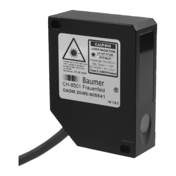 Baumer OADM 20I6591 User Manual