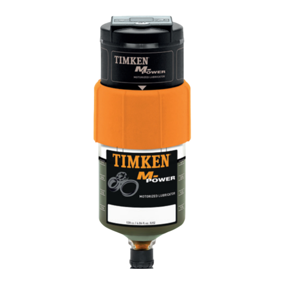 Timken M-Power Operating Instructions Manual